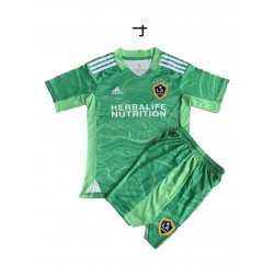 Camisola Los Angeles Galaxy Guarda-redes Criança Equipamento Primeiro 2021-2022 Manga Curta